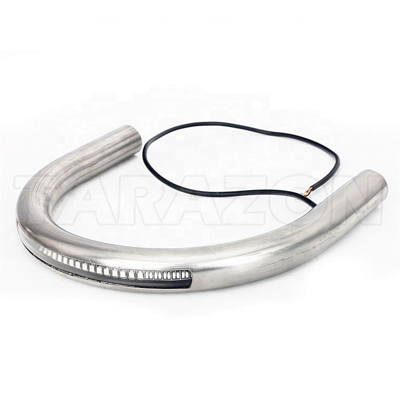Universal Cafe Racer Seat Frame Hoop Loop End Brat With LED Brake Light