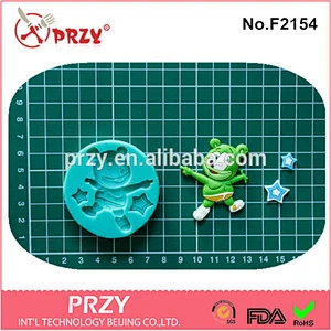 F2154 PRZY Gummy Bear silicone mold cake decorating supplier