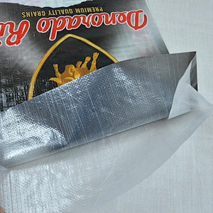 High quality pp woven bag for pet food hot sale colorful printed rice bag