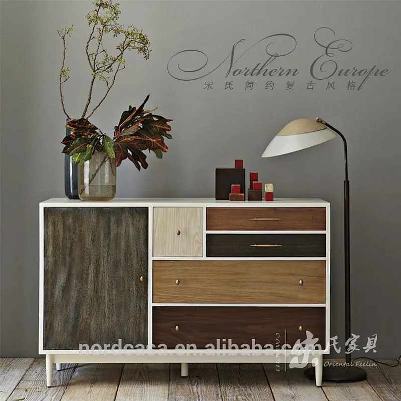 european style wooden cabinet