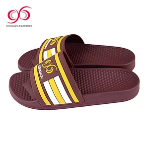 OEM manufacturer men leather sandals and slippers/men sandals slipper pu flip flop