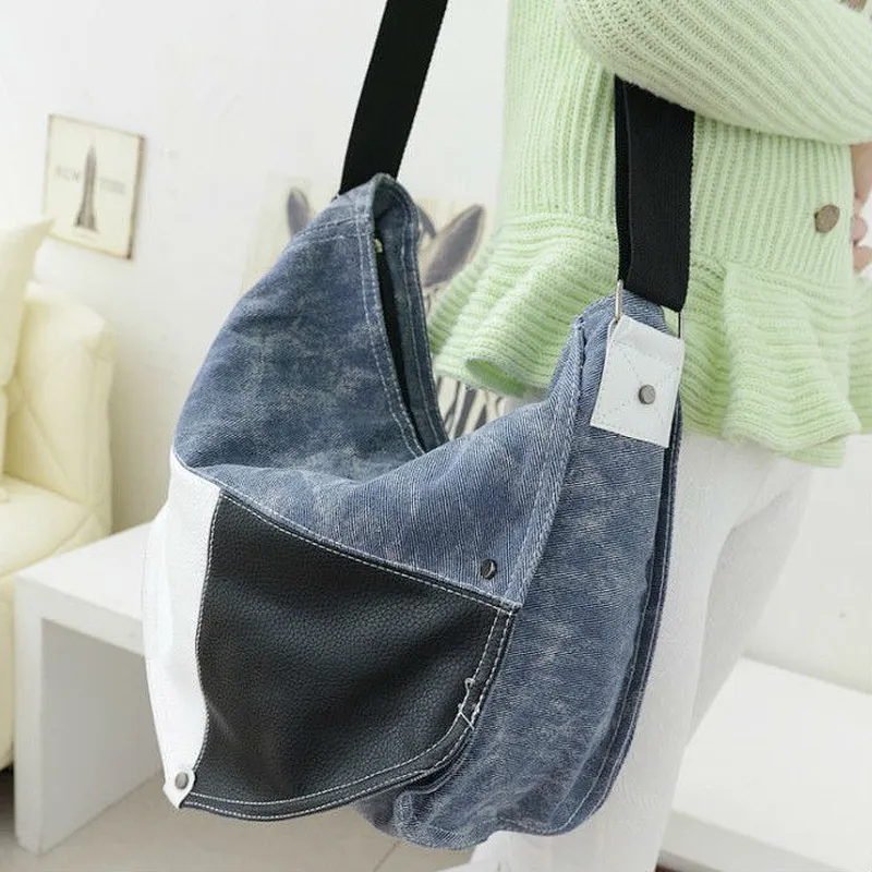 Canvas Messenger Bag for Girls