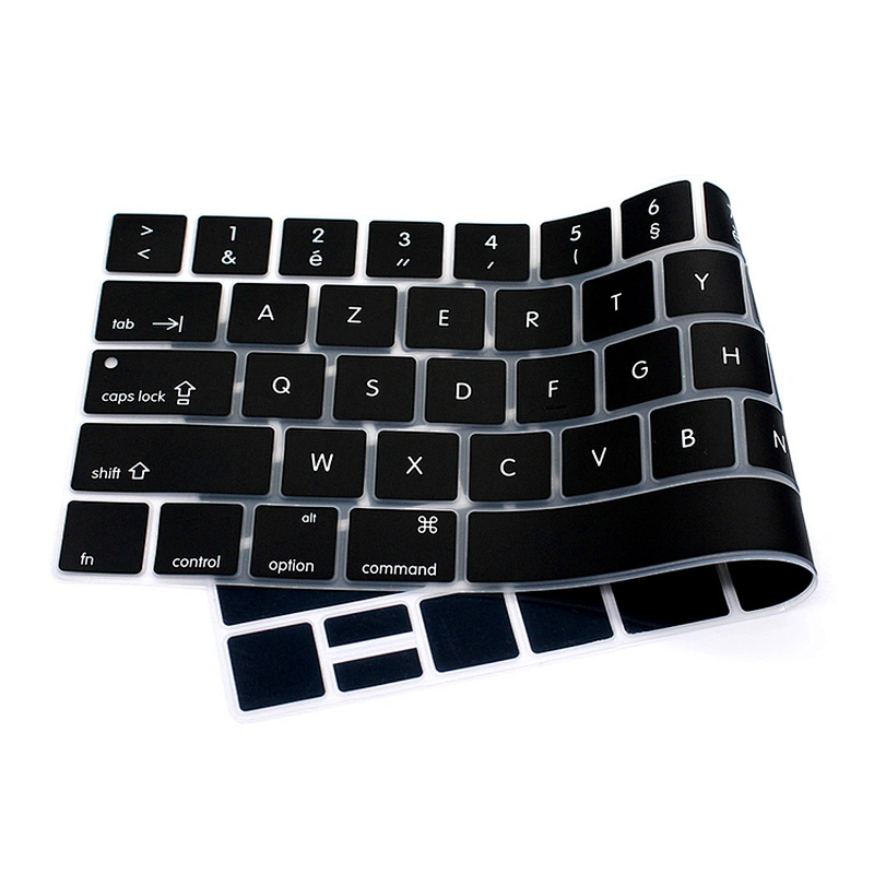 Ali baba french custom  laptop for dell cover silicone cover French Laptop Silicone Keyboard Covers For MacBook Touch Bar