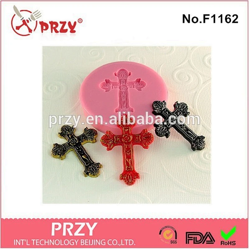 Quality Cross Shape Silicone Fondant Chocolate Mold ,Candy Chocolate Cake Bakeware