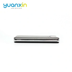 Leather Style Dual Port LED Light 8000 mAh Portable Charger Mobile Power Bank