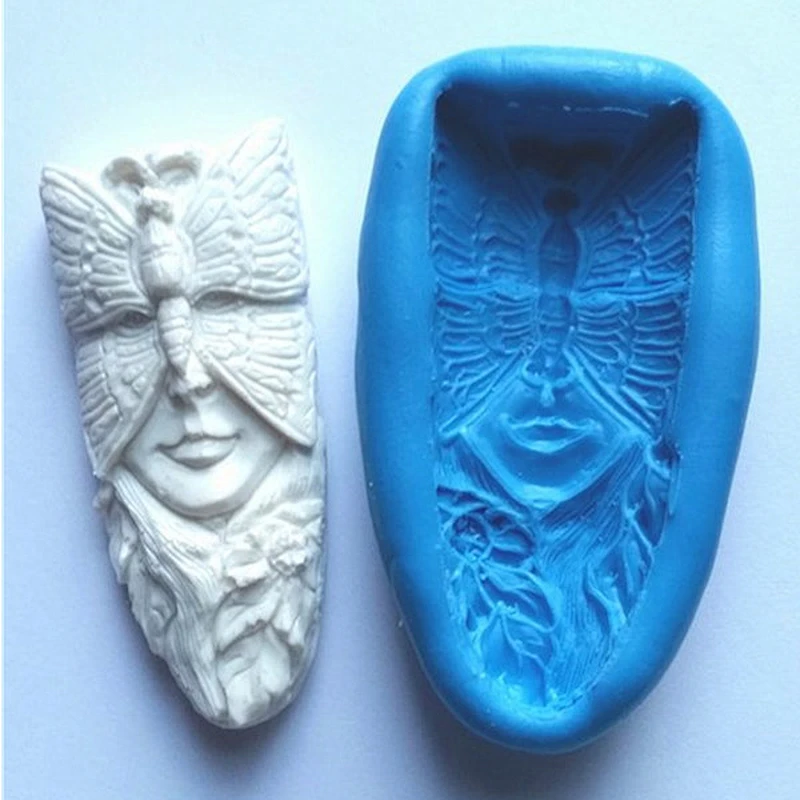 Mask series Cake Decorate Sugarcraft  silicone fondant mold