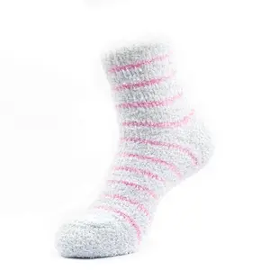 Custom half terry adult size cotton women basketball sox sport non slip socks
