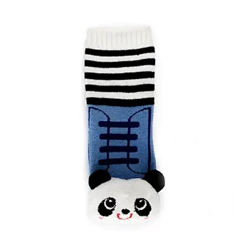 Oem Custom 3d cartoon pattern newborn cotton ankle socks non slip infant rubber sole toddler Socks baby cute kids
