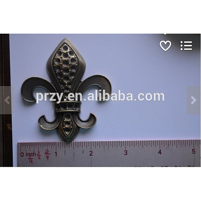 2015 hotsale Jumbo sized Fleur de Lis fondant silicone cake mold