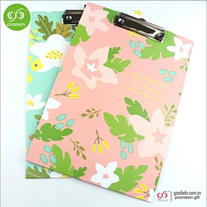 Custom design cardboard clipboard for office and students