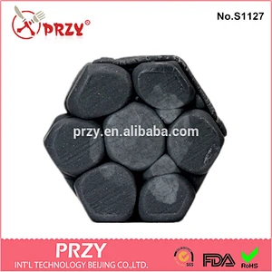 New silicone Hex stone wall pattern soap mold