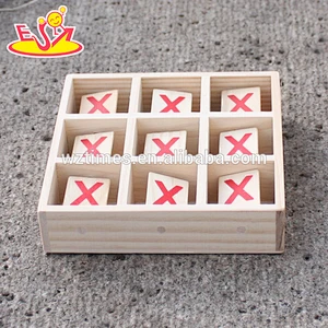 Wholesale interesting tic tac toe toy wooden board game toy for relieve pressure W01A160