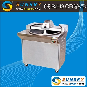Stainless Steel High Speed Meat Bowl Cutter with 120kg/h Productivity