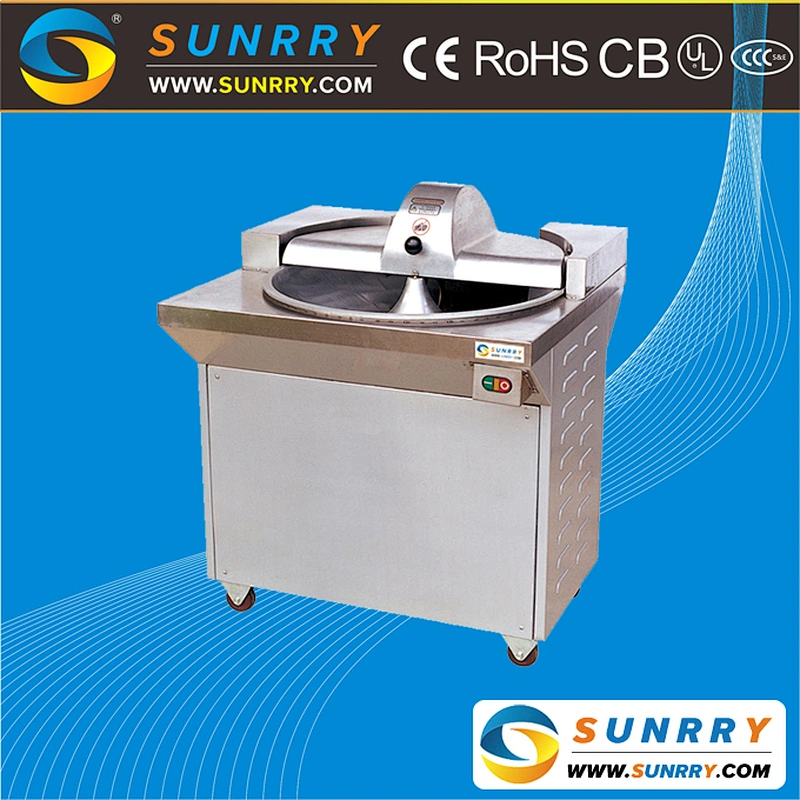 Stainless Steel High Speed Meat Bowl Cutter with 120kg/h Productivity