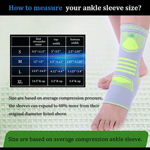 Sports Ankle Support Compression Sleeves  for Joint Pain