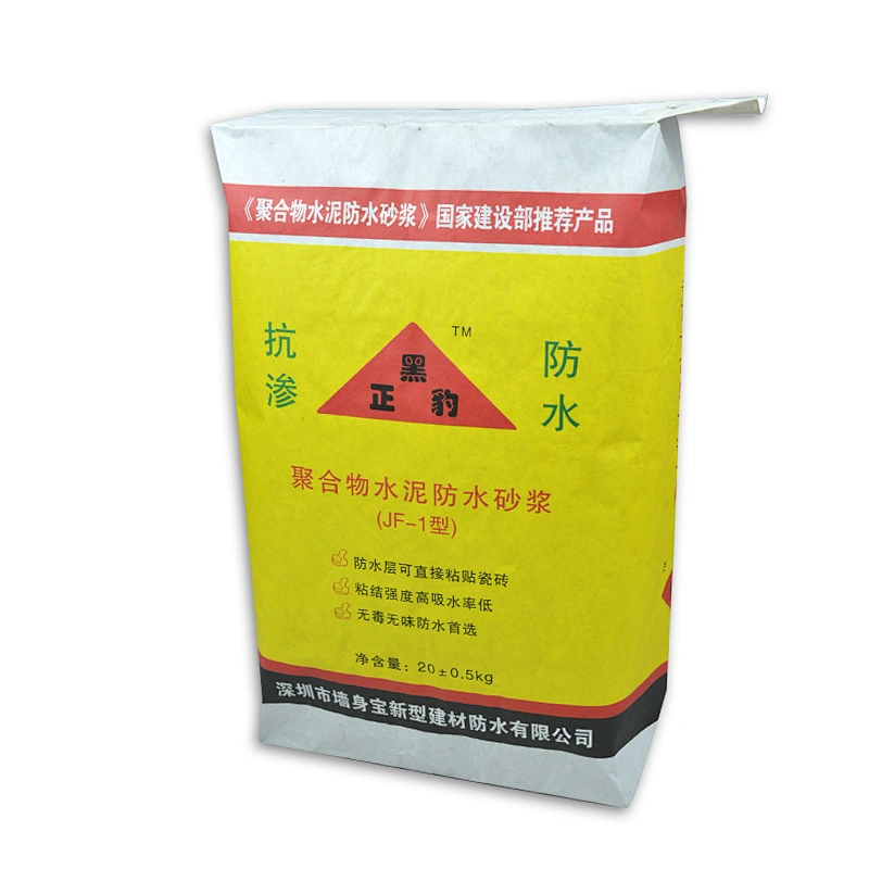 kraft paper valve bag for cement putty powder packing 20kg