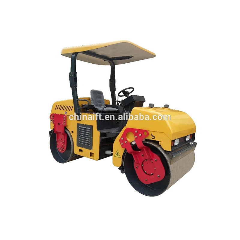 Factory price YFR-3000 Hydraulic drive 3000KG Double Drum Vibratory Rollers
