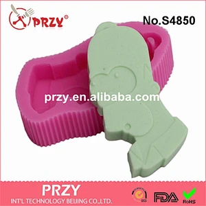 Famous cartoon characters shape silicone mold for soap making