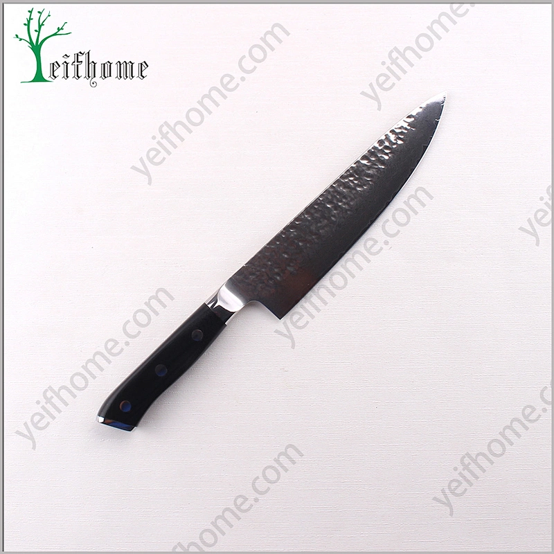 Amazon popular selling multi functional 3Cr14 damascus kitchen knife