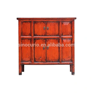 Asian Antique Vintage Corner Cabinets Living Room Wood Storage Cabinets