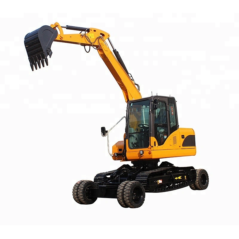 Low price 9T hydraulic bucket wheel excavator mini excavator