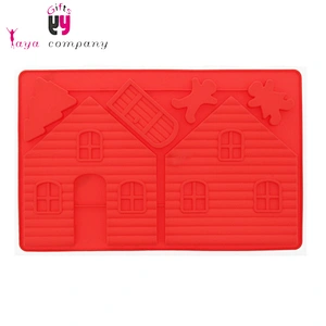 Eco-friendly DIY 3D House Custom-made Silicon Cake Mold For Baking