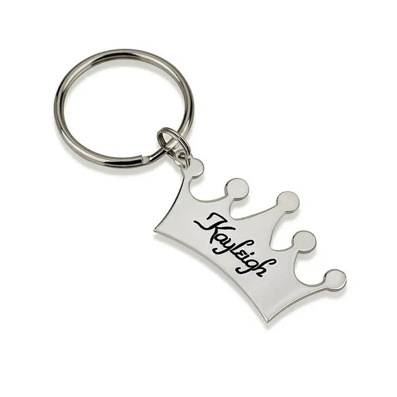 Wholesale New Hot Bulk Sale Key Ring Custom Crown Shaped  Keychain