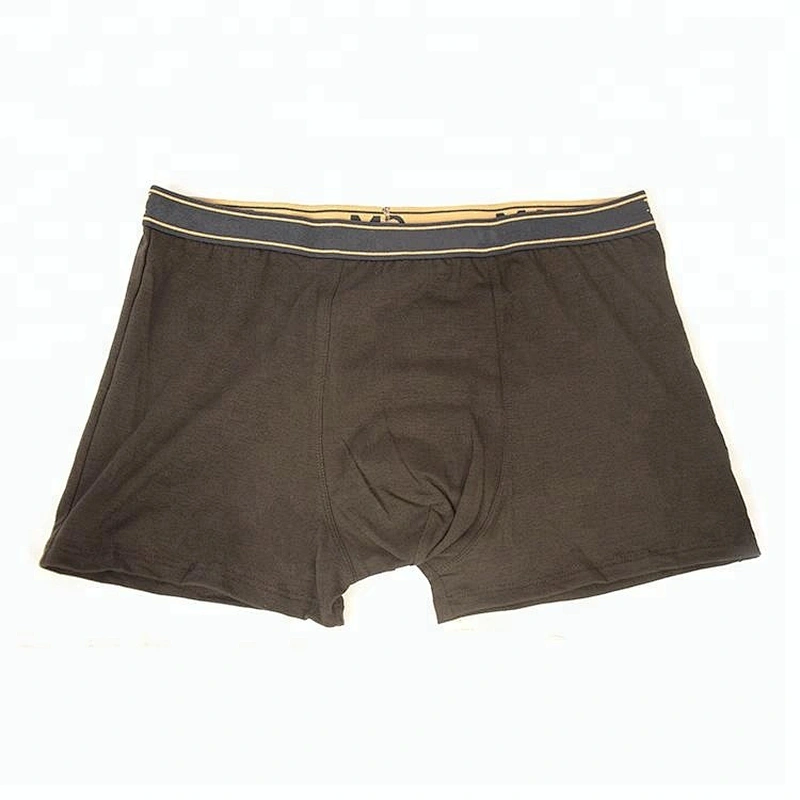 Fine workmanship black printing mens underwear boxers