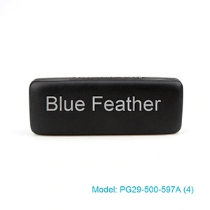 Eco-friendly Simple Solid Color PU Hard Glasses Box for Men