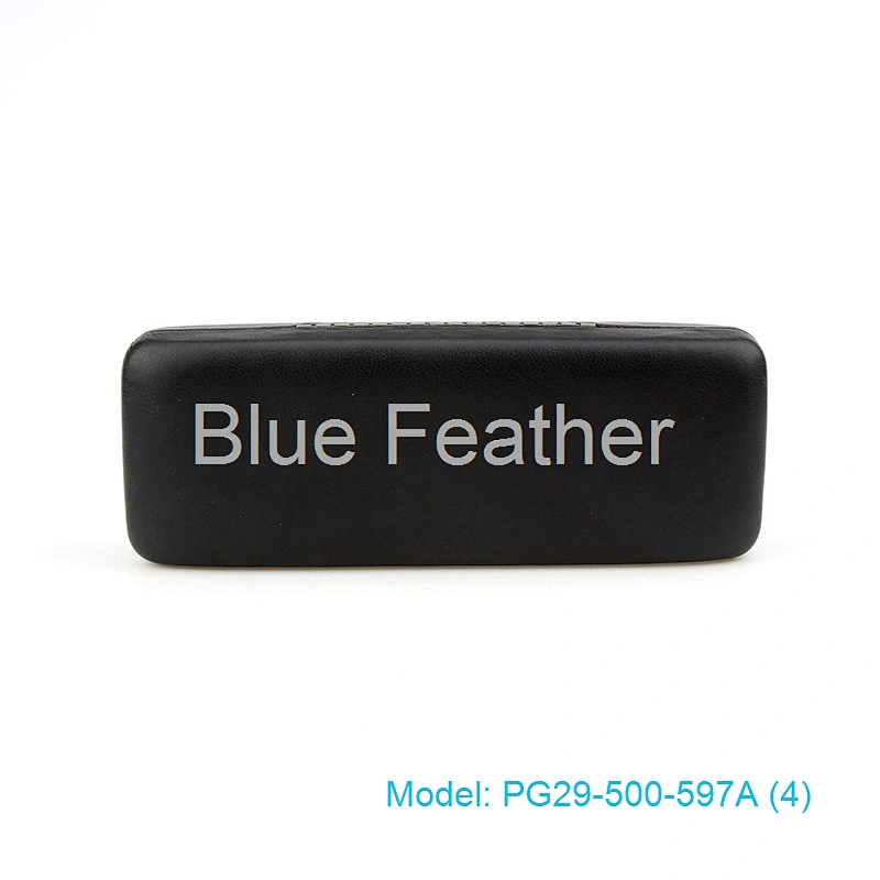 Eco-friendly Simple Solid Color PU Hard Glasses Box for Men
