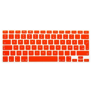 Hot sale Waterproof Custom Silicone Keyboard Skin Danish Keyboard Cover For Macbook Air 13