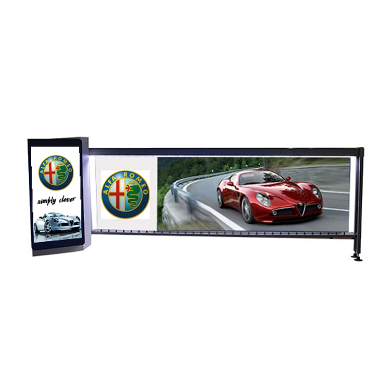 Automatic Advertising Gate Barrier for Public Parking Lot
