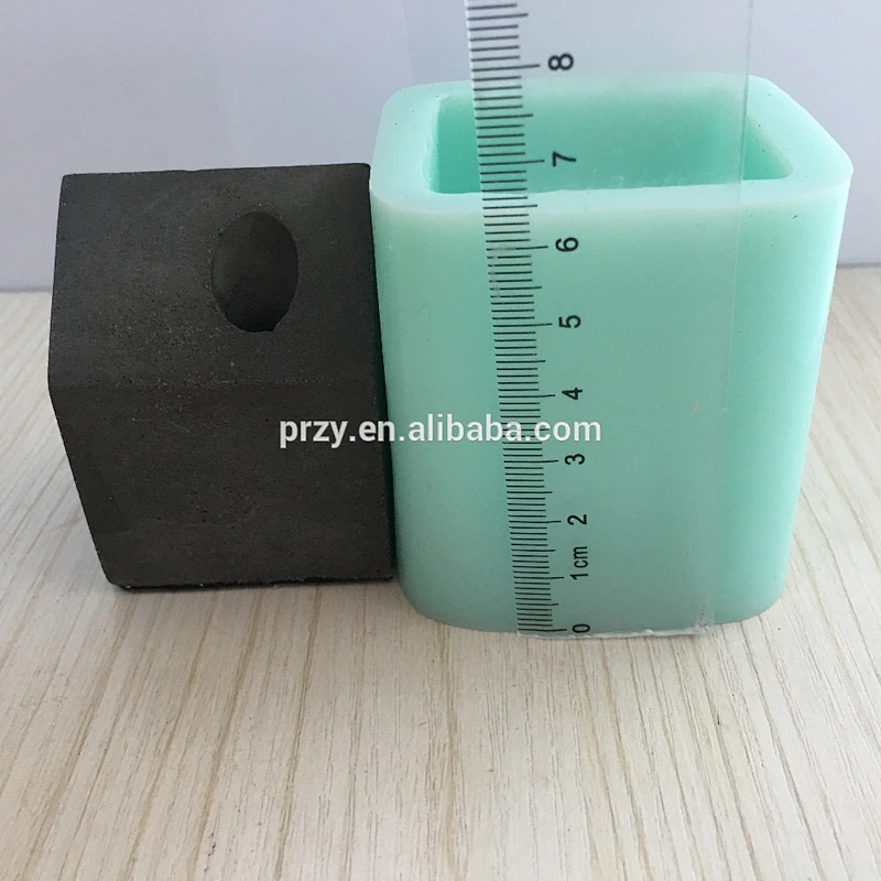 S5156 house shape pen holder silicone molds silicone concrete mold cement mold