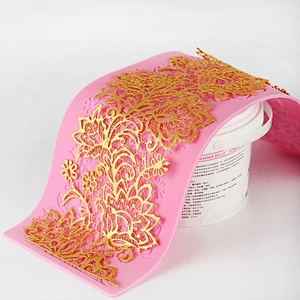 Fondant lace lace silicone pad fondant cake lace decoration mold printing silicone molds