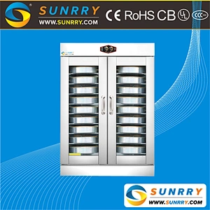 High capacity stainless steel manual control panel 20 pans industrial fermentation machine prover tank