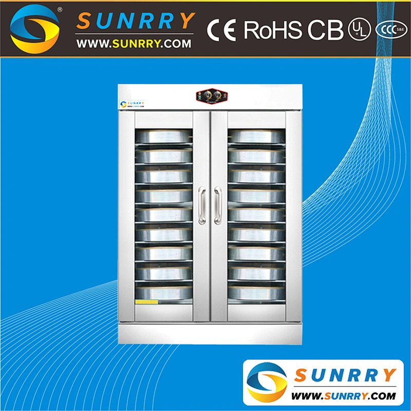 High capacity stainless steel manual control panel 20 pans industrial fermentation machine prover tank
