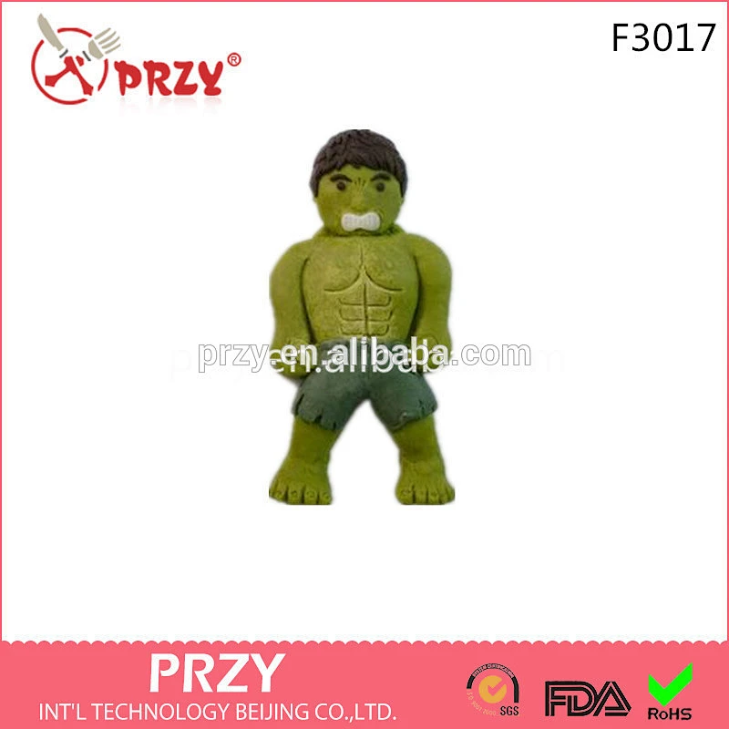 F3017 Hulk Avengers characters soaps silicone mold cake decorating tools silicone fondant mold