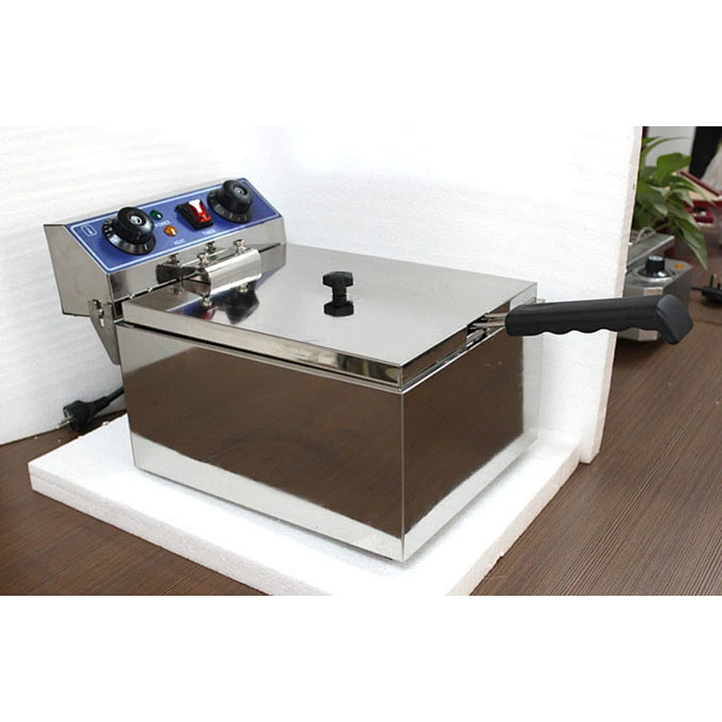 High Quality Electric Table Top Single Tank Commercial Deep Fryer with Temperature Limiter