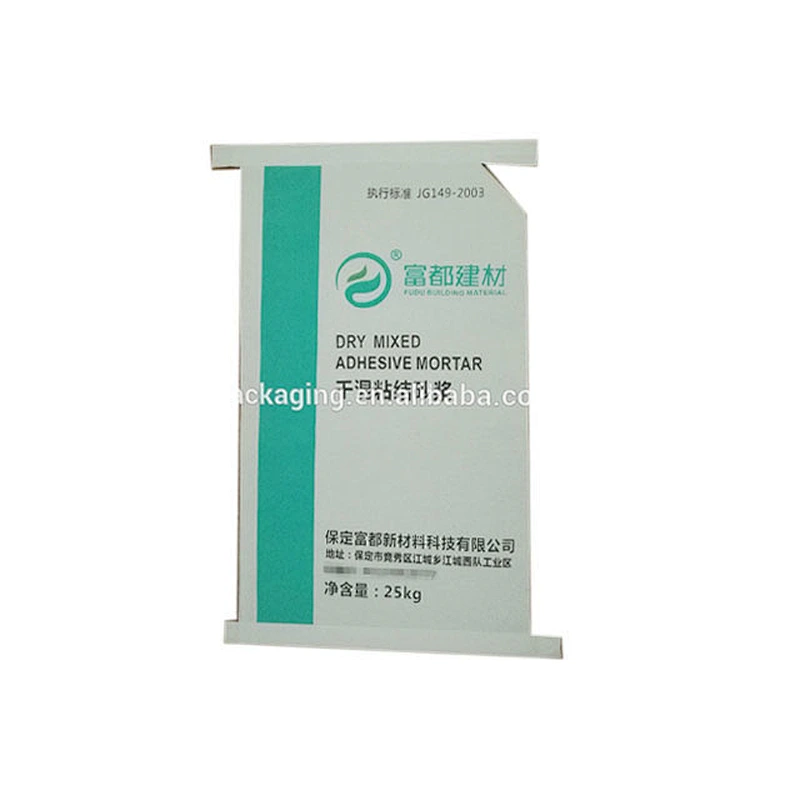 25kg kraft white paper-plastic pp woven cement bag for tile adhesive,lime,gypsum,wall putty powder