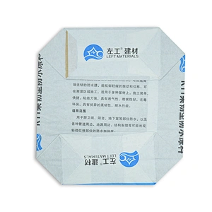 Wholesale kraft paper valve square bottom bag used for putty powder cement 20kg