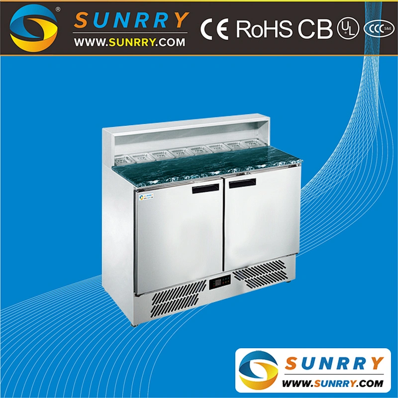 Mable Top Refrigerated Table For Salad Pizza Sandwich 5 Pans (SY-RST900M SUNRRY)