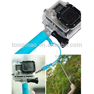 Pocket Size Mini Collapsible Cable Monopod Selfie Stick