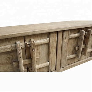 asian chinese recycle furniture  antique reclaimed  wood sideboard living room furniture
