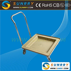 Very popular Restaurant Glass Tray Rack Trolley Dolly With Handle and Dishwasher Dolly with Handle (SY-CT10 SUNRRY)