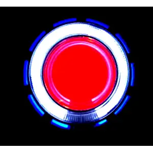 2017 Hi/lo beam LED projector lens 8W18W 2200LM Motorycle LED headlight with double angel eyes devil eye led work light