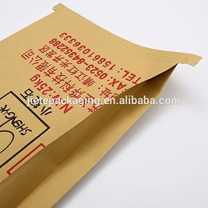 paper-plastic compound, paper & PP composite bag for packing 25kg 50kg