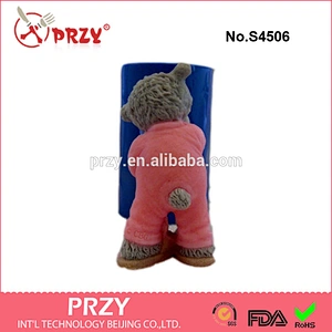 S4506 Teddy Bear silicone mold for soap candles making, silicone bear soap mold,animal mold for soap