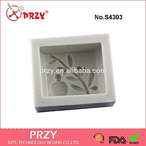 S4303 Olive Oil Handmade Soap Silicone Mold For Soap