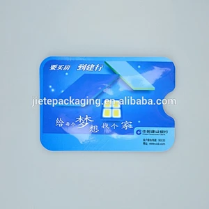 Customized promotion PE card bag