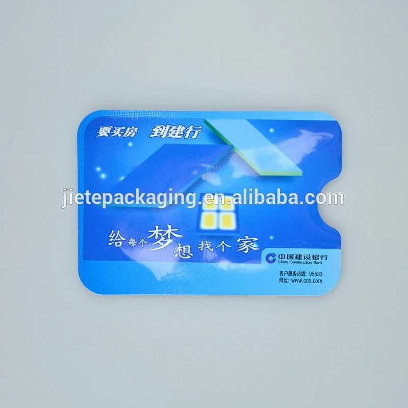 Customized promotion PE card bag